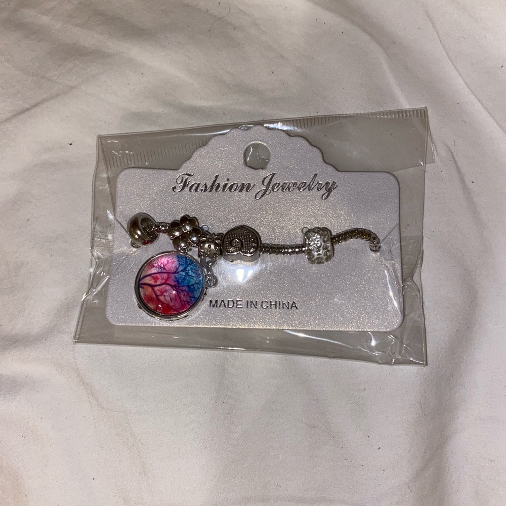 Fashion Jewelry tree charm bracelet